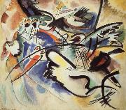 Wassily Kandinsky Kompozicio Voros es fekete oil painting